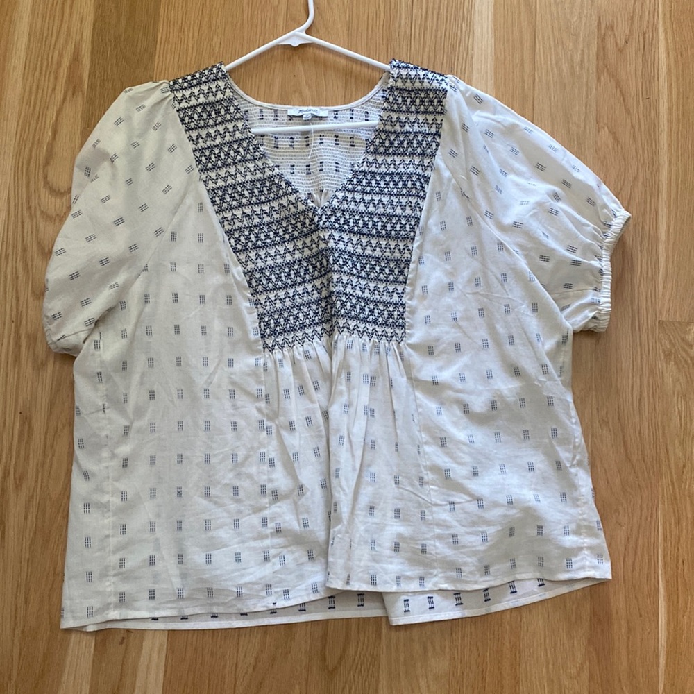 Madewell Embroidered Blouse